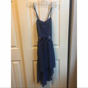 Adult S Navy Blue Lyrical Dance Costume